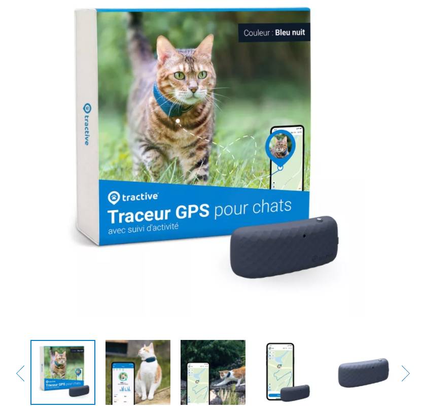 traceur GPS Tractive pour chat
